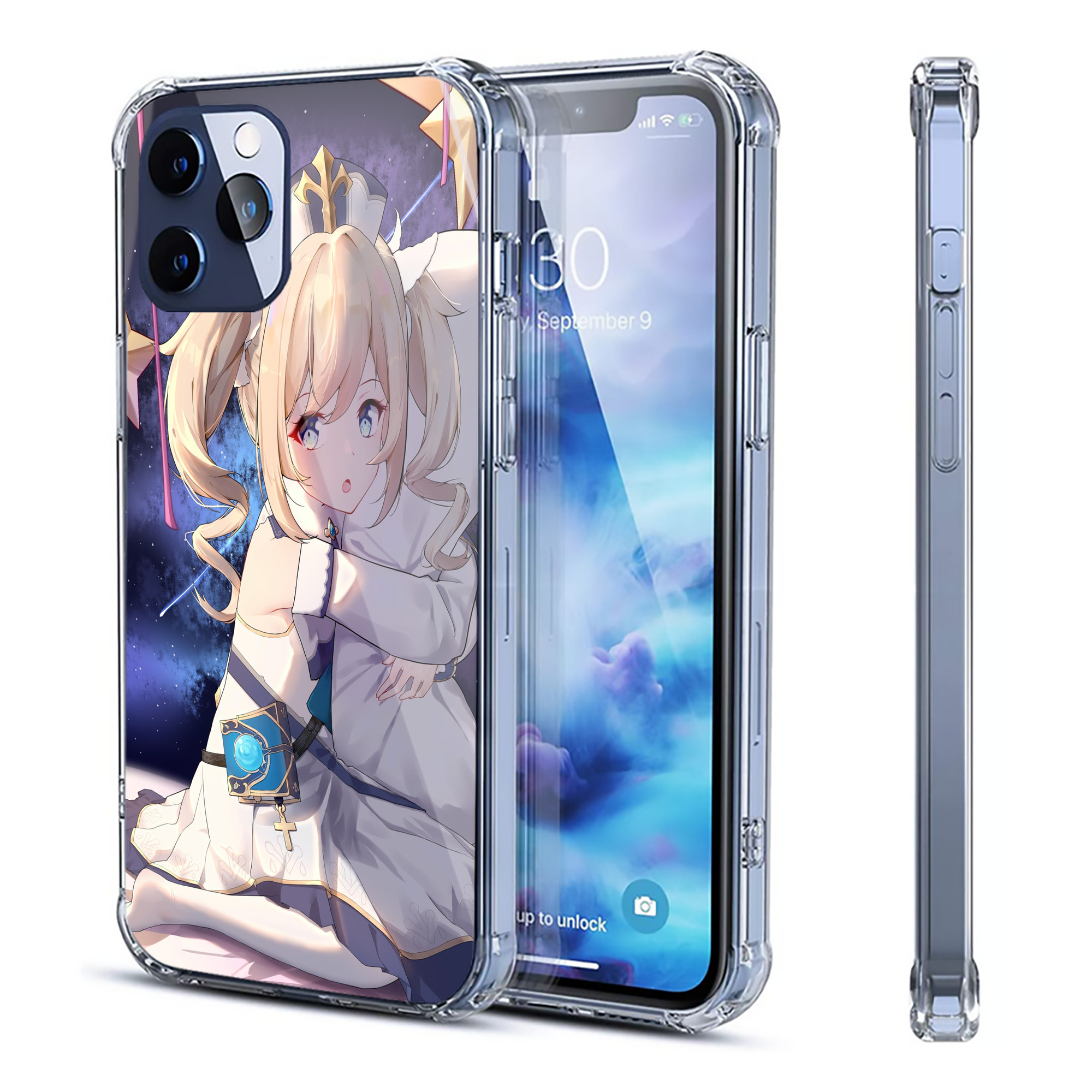 げんし神 genshin 【iPhone 12シリーズ対応】透明スマホケース（クリアソフトケース）